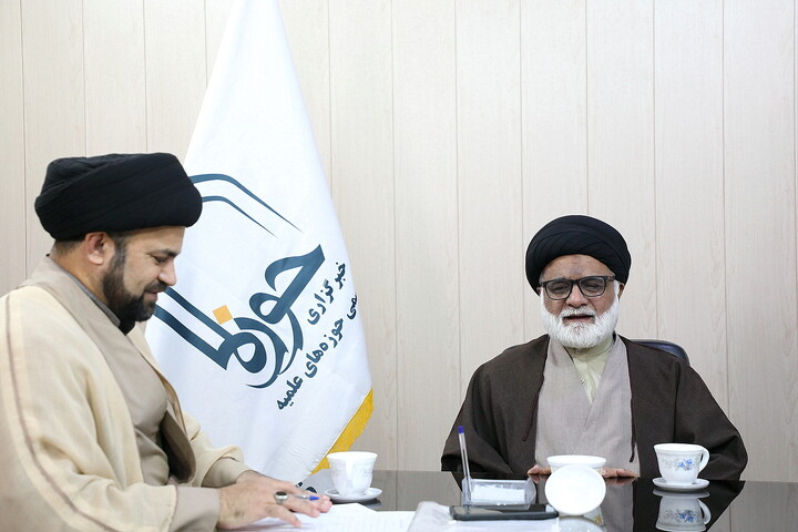 تصاویر/ بازدید رئیس علمای مکتب اهل‌بیت(ع) و سرپرست عالی جامعةالرضا(ع) پاکستان از خبرگزاری حوزه