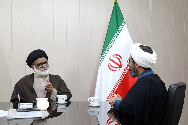 تصاویر/ بازدید رئیس علمای مکتب اهل‌بیت(ع) و سرپرست عالی جامعةالرضا(ع) پاکستان از خبرگزاری حوزه