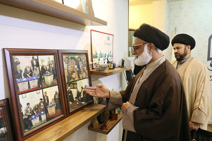 تصاویر/ بازدید رئیس علمای مکتب اهل‌بیت(ع) و سرپرست عالی جامعةالرضا(ع) پاکستان از خبرگزاری حوزه