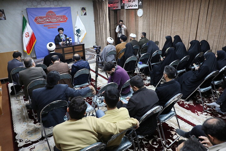 تصاویر/ نشست خبری همایش تجلیل از مبلعان بین المللی ار بعین حسینی