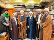 علامہ شیخ محمد حسن جعفری کی حرم امام حسین کے متولی سے ملاقات؛ اہم دینی امور پر تبادلہ خیال