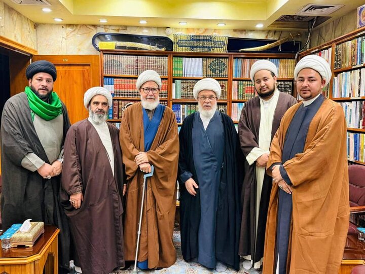 علامہ شیخ محمد حسن جعفری کی حرم امام حسین کے متولی سے ملاقات؛ اہم دینی امور پر تبادلہ خیال