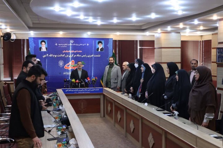 تصاویر/ هشتمین نشست ستاد مرکزی یوم‌الله حماسه نهم دی در رشت به ریاست علی‌محمد نائینی