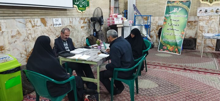 تصاویر/ میز خدمت «مسجد تراز اسلامی» در مسجد هدایت