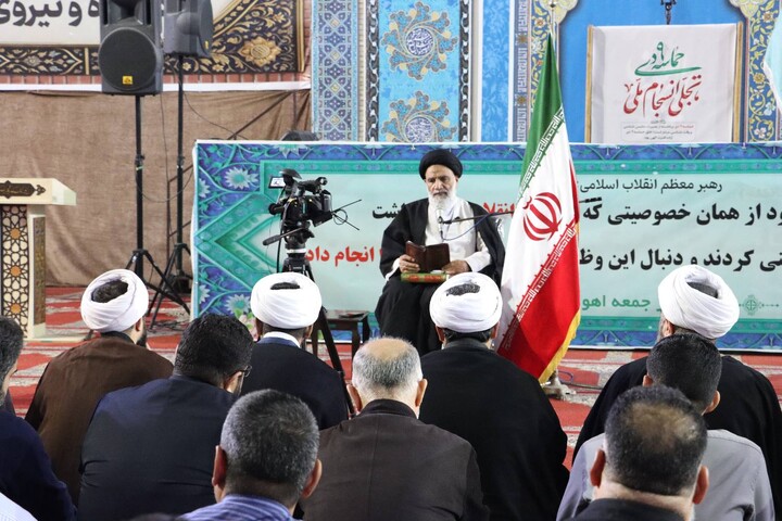 آیین قرائت صیغه مصلی به مسجد جامع امام خمینی(ره) اهواز