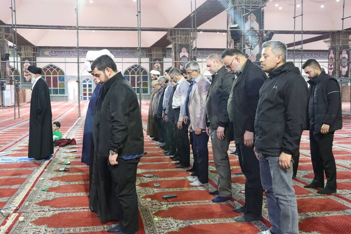 آیین قرائت صیغه مصلی به مسجد جامع امام خمینی(ره) اهواز