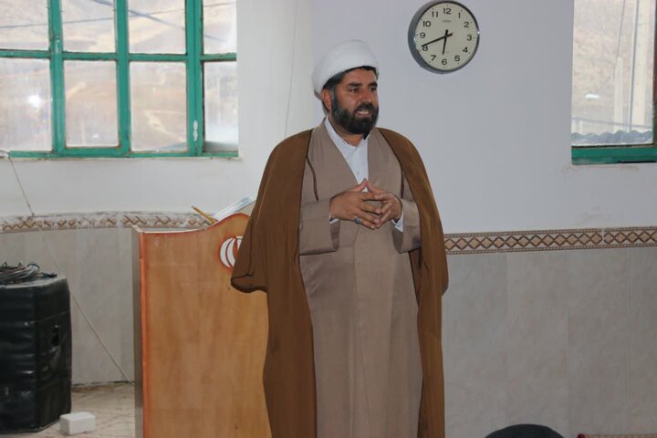 تصاویر/انتصاب امام جماعت مسجد روستای مامن کامیاران