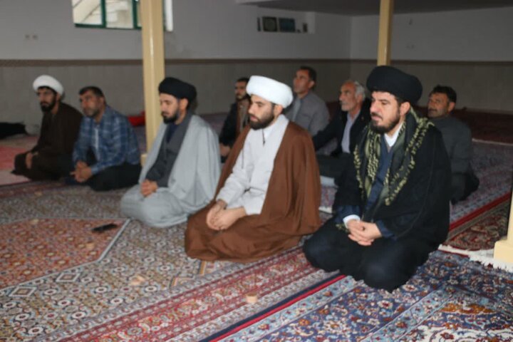 تصاویر/انتصاب امام جماعت مسجد روستای مامن کامیاران