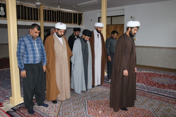 تصاویر/انتصاب امام جماعت مسجد روستای مامن کامیاران