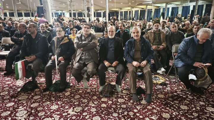 تصاویر/مراسم گرامیداشت روز بصیرت و شهدای عملیات کربلای ۴ در مصلی بیت‌المقدس اراک