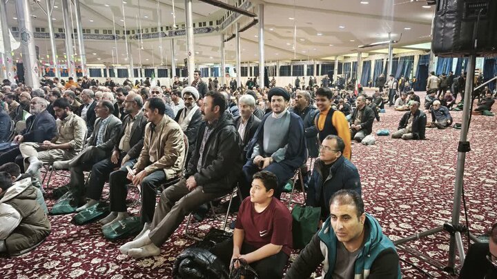 تصاویر/مراسم گرامیداشت روز بصیرت و شهدای عملیات کربلای ۴ در مصلی بیت‌المقدس اراک