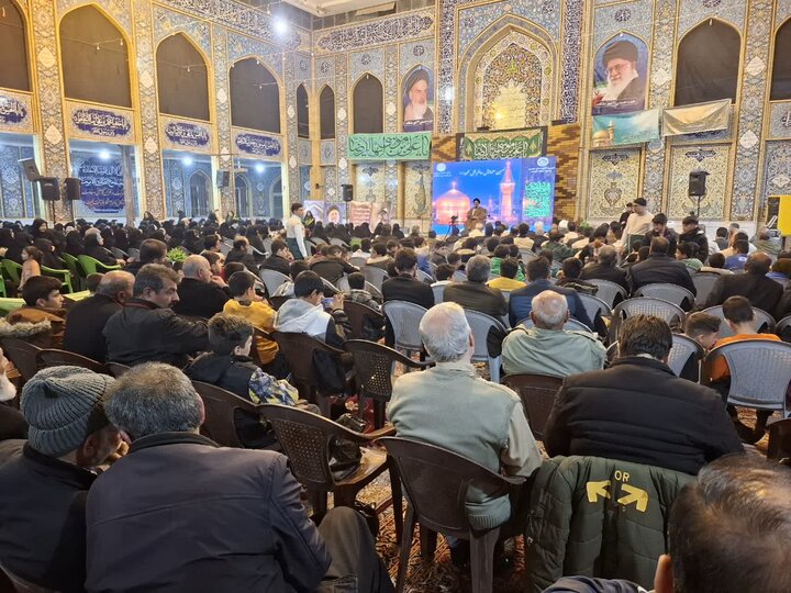 تصاویر/ «نهمین همایش مردمی عالم آل محمد(ص)»در شهرمشکات کاشان