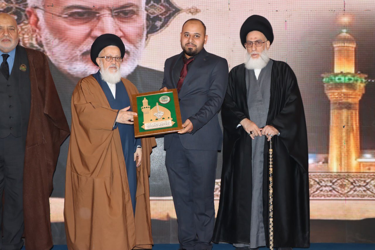 بمشاركة ممثل الإمام الخامنئي.. إحياء الذكرى السادسة لاستشهاد قادة النصر في حفل تأبيني بالنجف الأشرف + صور