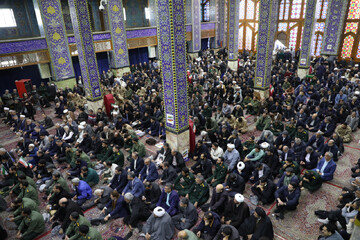 تصاویر/ تجدید میثاق حوزویان و مردم بصیر یزد با ولایت در یوم الله ٩ دی ١۴٠۴