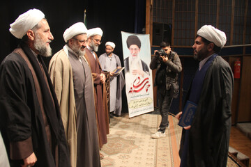 تصاویر / معارفه رئیس جدید سازمان طلاب وروحانیون استان قزوین