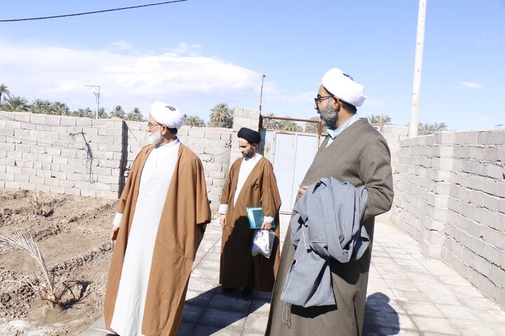 دیدار معاون تبلیغ حوزه علمیه استان کرمان با مبلغ طرح هجرت در شهرستان نرماشیر