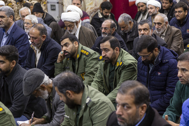 مراسم بزرگداشت حماسه ی نهم دی در مسجد حظیره یزد