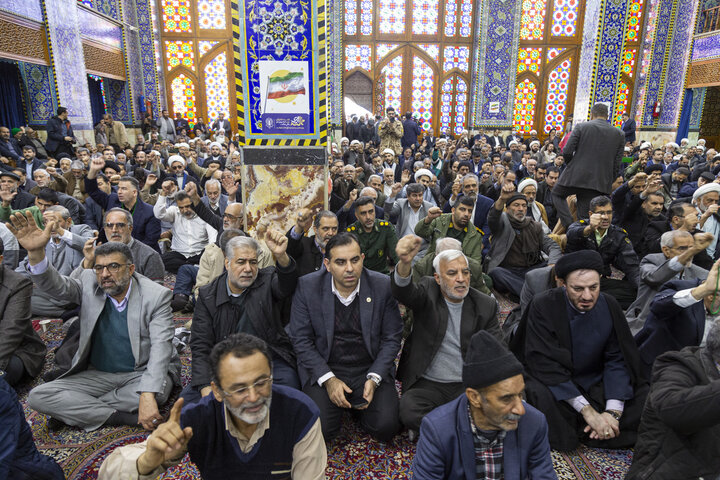 تصاویر/ مراسم بزرگداشت حماسه ی نهم دی در مسجد حظیره یزد