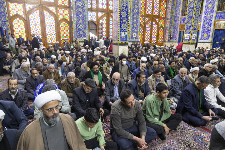 مراسم بزرگداشت حماسه ی نهم دی در مسجد حظیره یزد