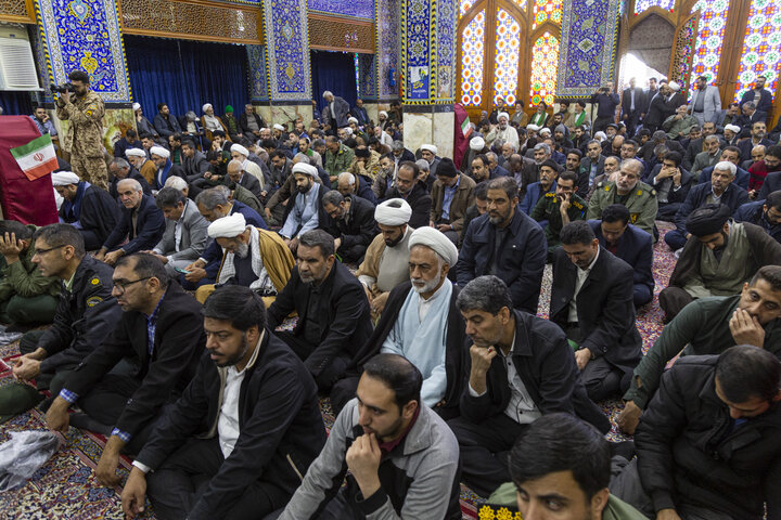 مراسم بزرگداشت حماسه ی نهم دی در مسجد حظیره یزد