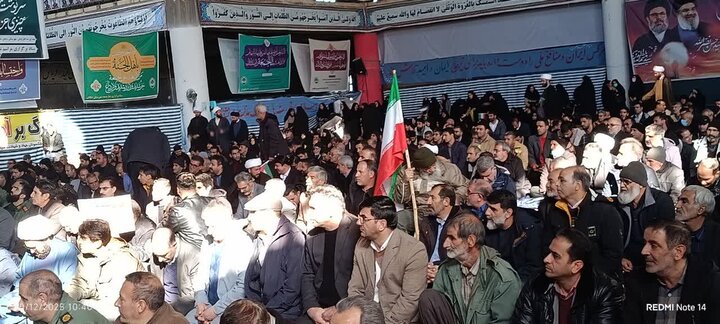 تصاویر/حضور مردم دلفان در مراسم یوم الله ۹ دی