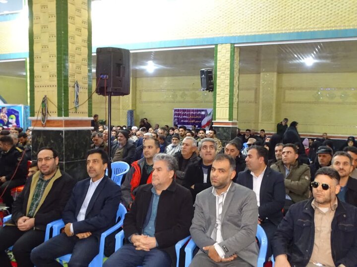 تصاویر/ مراسم گرامیداشت یوم الله ۹ دی در شهرستان چهاربرج