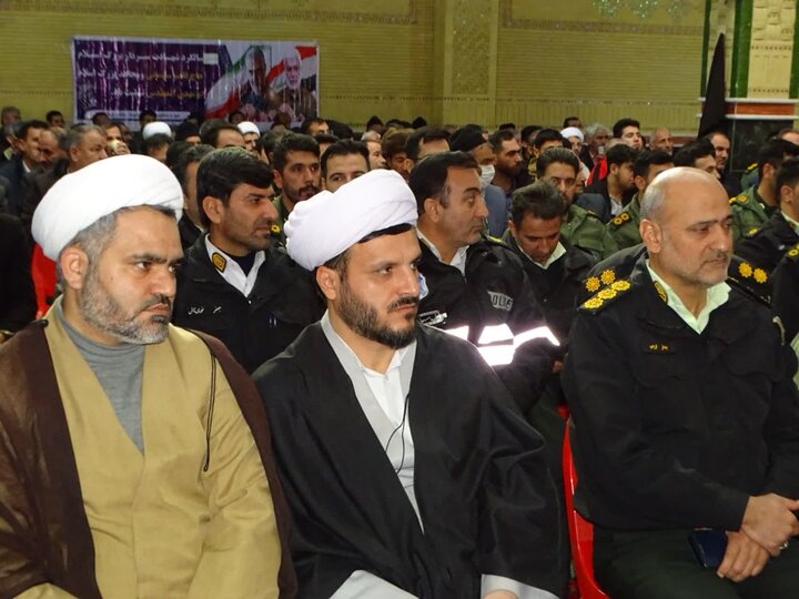 تصاویر/ مراسم گرامیداشت یوم الله ۹ دی در شهرستان چهاربرج