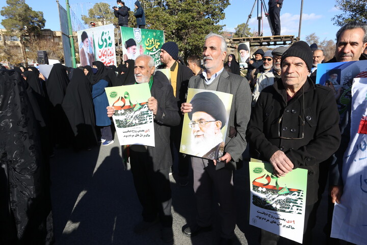 تصاویر / اجتماع مردم اصفهان در یوم الله حماسی نهم دی ماه 1404