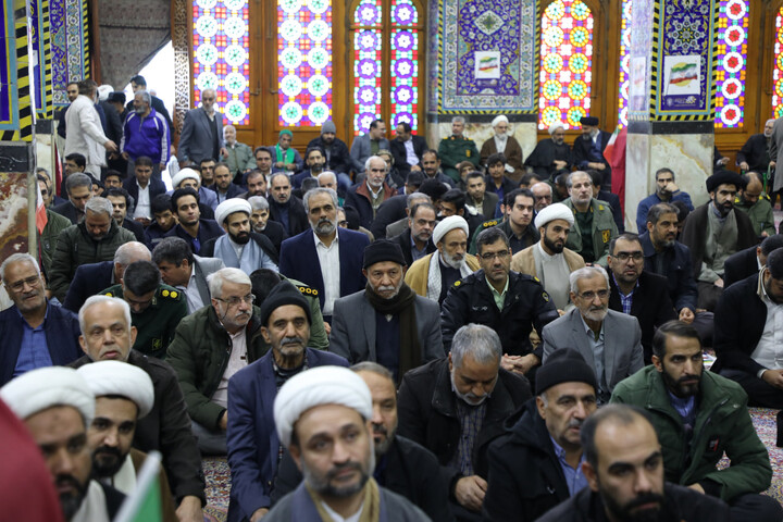 تصاویر/ تجدید میثاق حوزویان و مردم بصیر یزد با ولایت در یوم الله ٩ دی ١۴٠۴