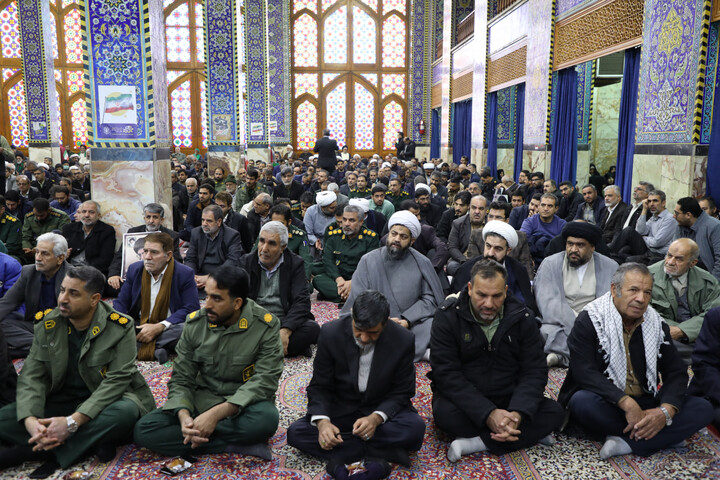 تصاویر/ تجدید میثاق حوزویان و مردم بصیر یزد با ولایت در یوم الله ٩ دی ١۴٠۴