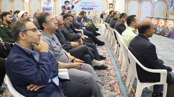 تصاویر/ گرامیداشت حماسه 9 دی در خارگ