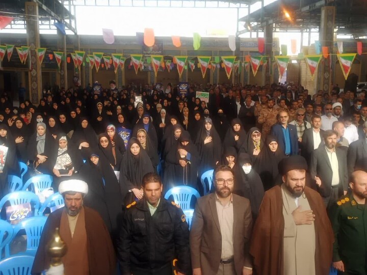 تصاویر/ مراسم بزرگداشت یوم الله 9 دی در برازجان