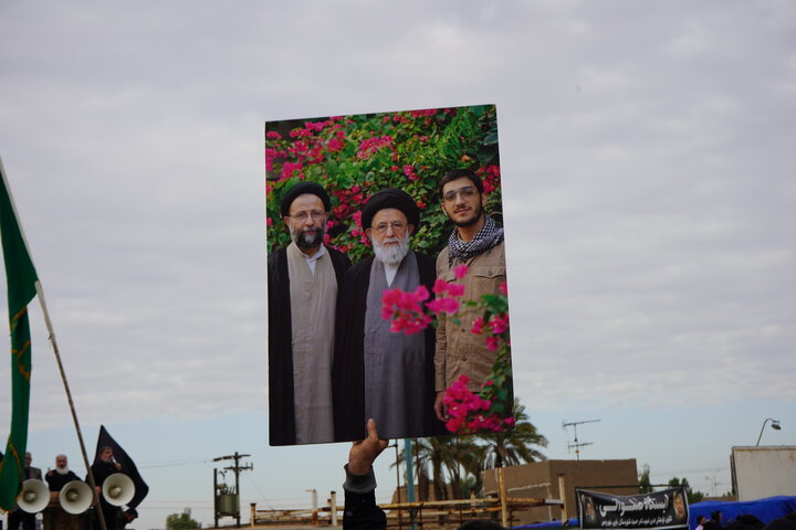 آیین تشییع پیکر آیت الله شفیعی در اهواز