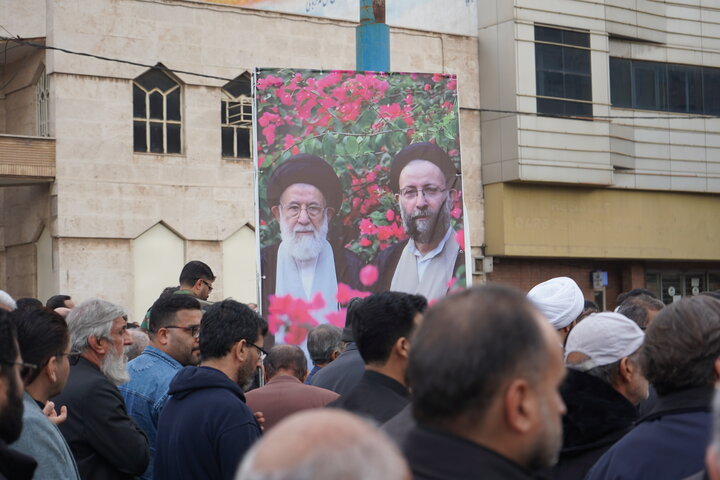 آیین تشییع پیکر آیت الله شفیعی در اهواز