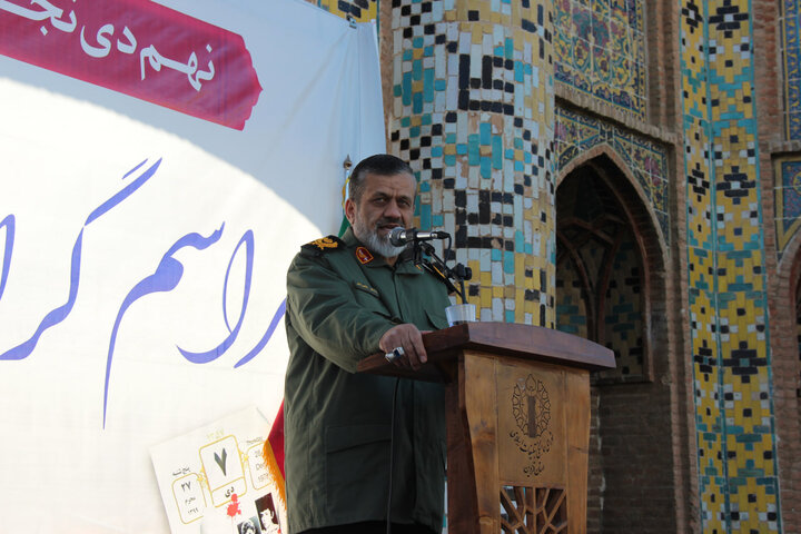 تصاویر / مراسم گرامیداشت حماسه نهم دی در قزوین برگزار شد