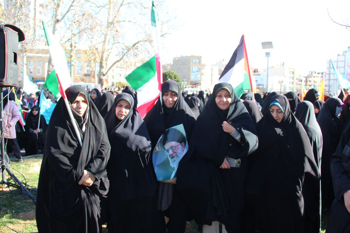 تصاویر / مراسم گرامیداشت حماسه نهم دی در قزوین برگزار شد