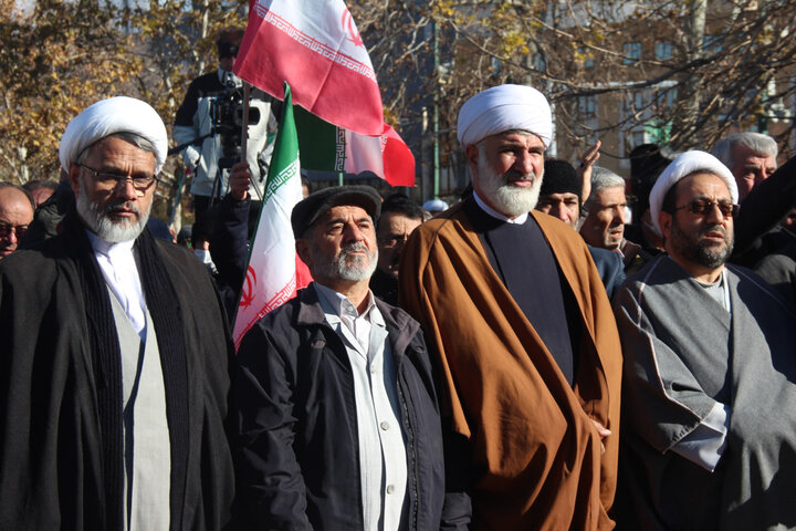 تصاویر / مراسم گرامیداشت حماسه نهم دی در قزوین برگزار شد