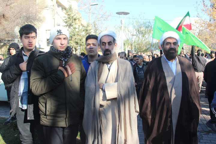 تصاویر / مراسم گرامیداشت حماسه نهم دی در قزوین برگزار شد