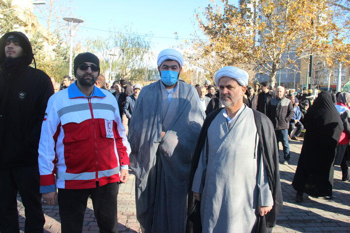 تصاویر / مراسم گرامیداشت حماسه نهم دی در قزوین برگزار شد