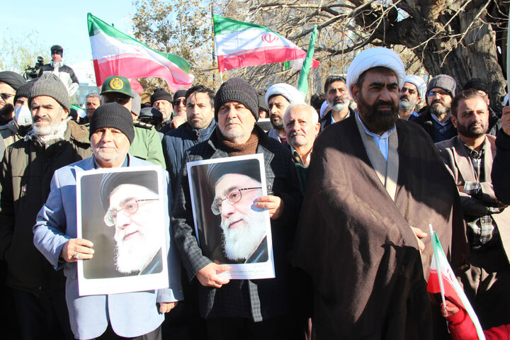 تصاویر / مراسم گرامیداشت حماسه نهم دی در قزوین برگزار شد