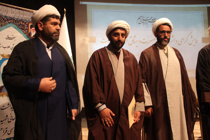 تصاویر / معارفه رئیس جدید سازمان طلاب وروحانیون استان قزوین