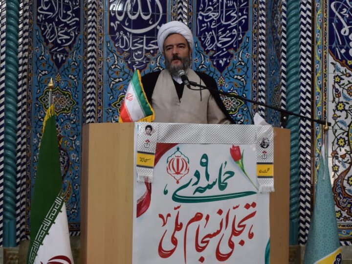 تصاویر/آیین گرامیداشت حماسه ۹دی در بیجار