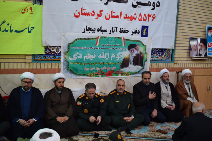 تصاویر/آیین گرامیداشت حماسه ۹دی در بیجار