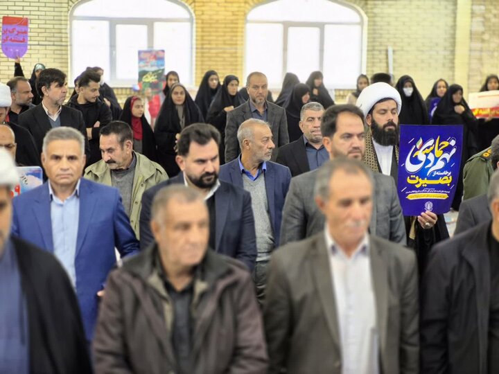 تصاویر/اجتماع بزرگ گرامیداشت حماسه نهم دی در شهرستان چوار