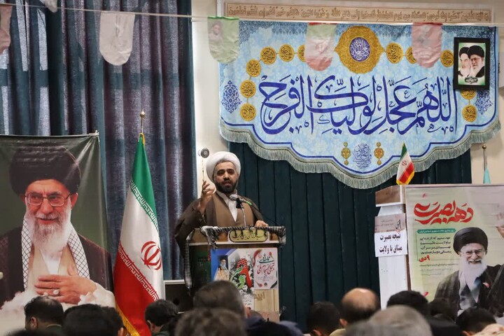 تصاویر/ آیین گرامیداشت حماسه ۹دی در خداآفرین