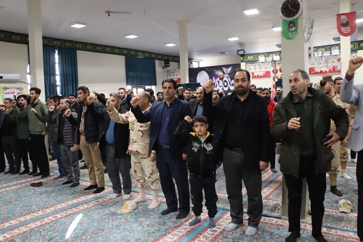 تصاویر/ آیین گرامیداشت حماسه ۹دی در خداآفرین