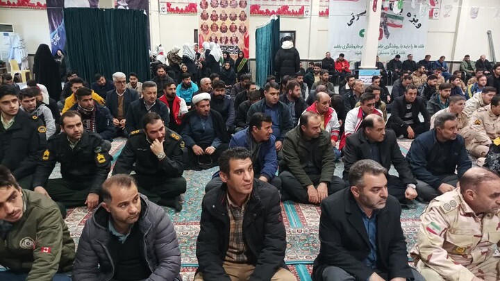 تصاویر/ آیین گرامیداشت حماسه ۹دی در خداآفرین