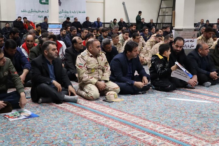 تصاویر/ آیین گرامیداشت حماسه ۹دی در خداآفرین