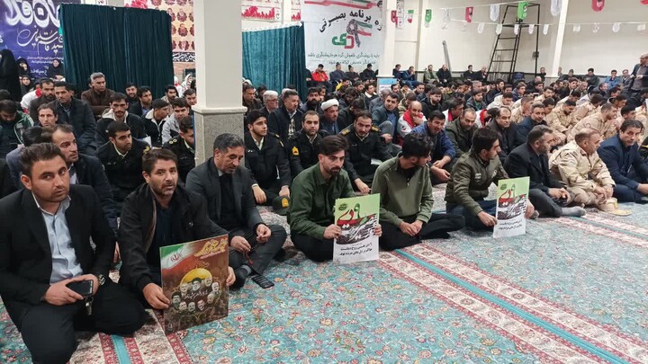 تصاویر/ آیین گرامیداشت حماسه ۹دی در خداآفرین