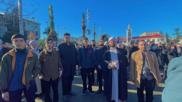 حضور طلاب و روحانیون استان گیلان در یوم‌الله نهم دی، روز بصیرت و میثاق امت با ولایت